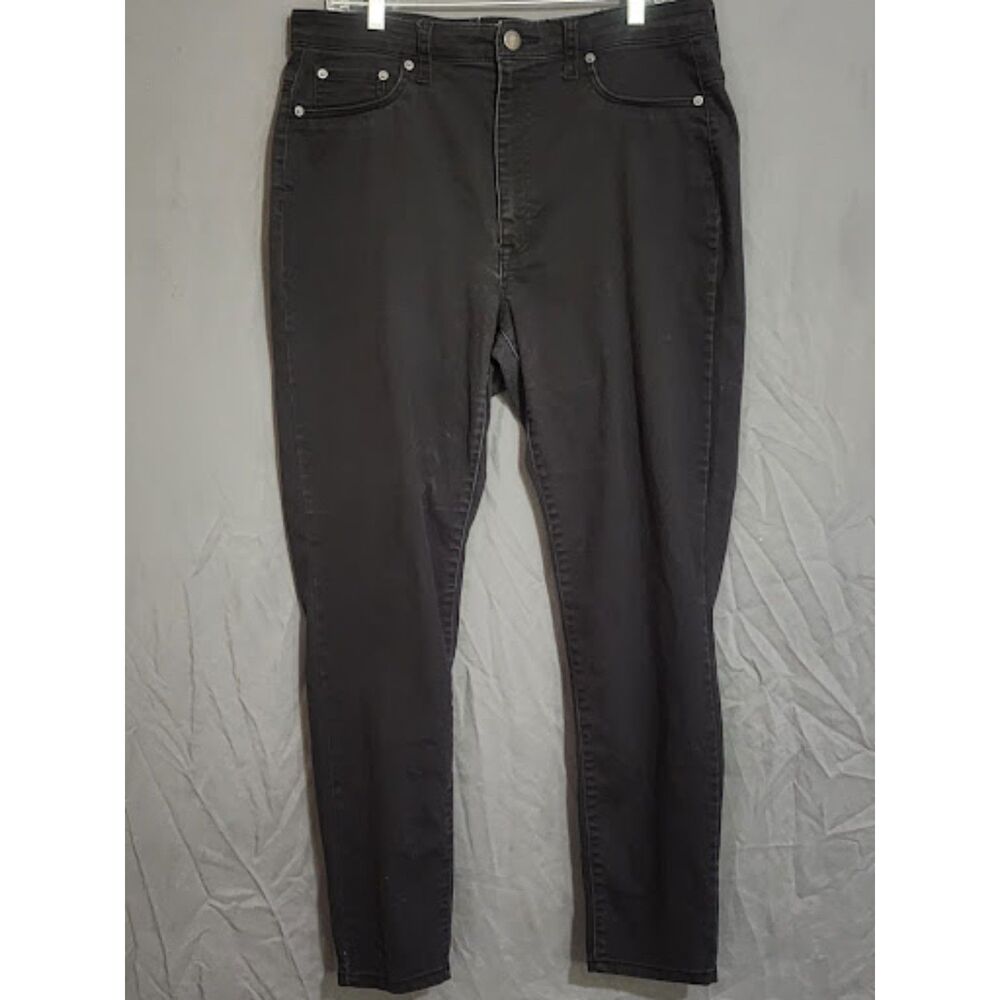 Gojane Black High Rise Skinny Jeans Stretch Denim Pants Size 15
